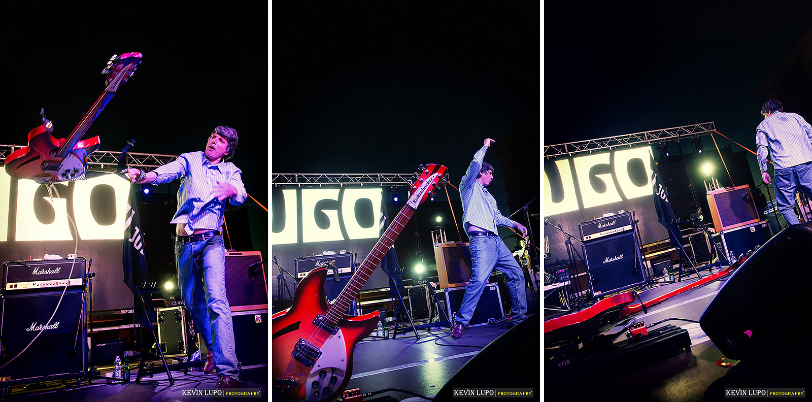 Bugo�s guitar throw