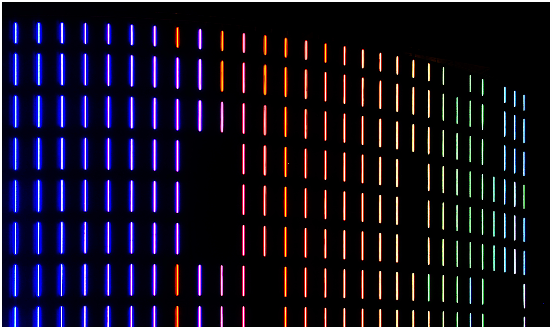 illuminazione notturna multicolore