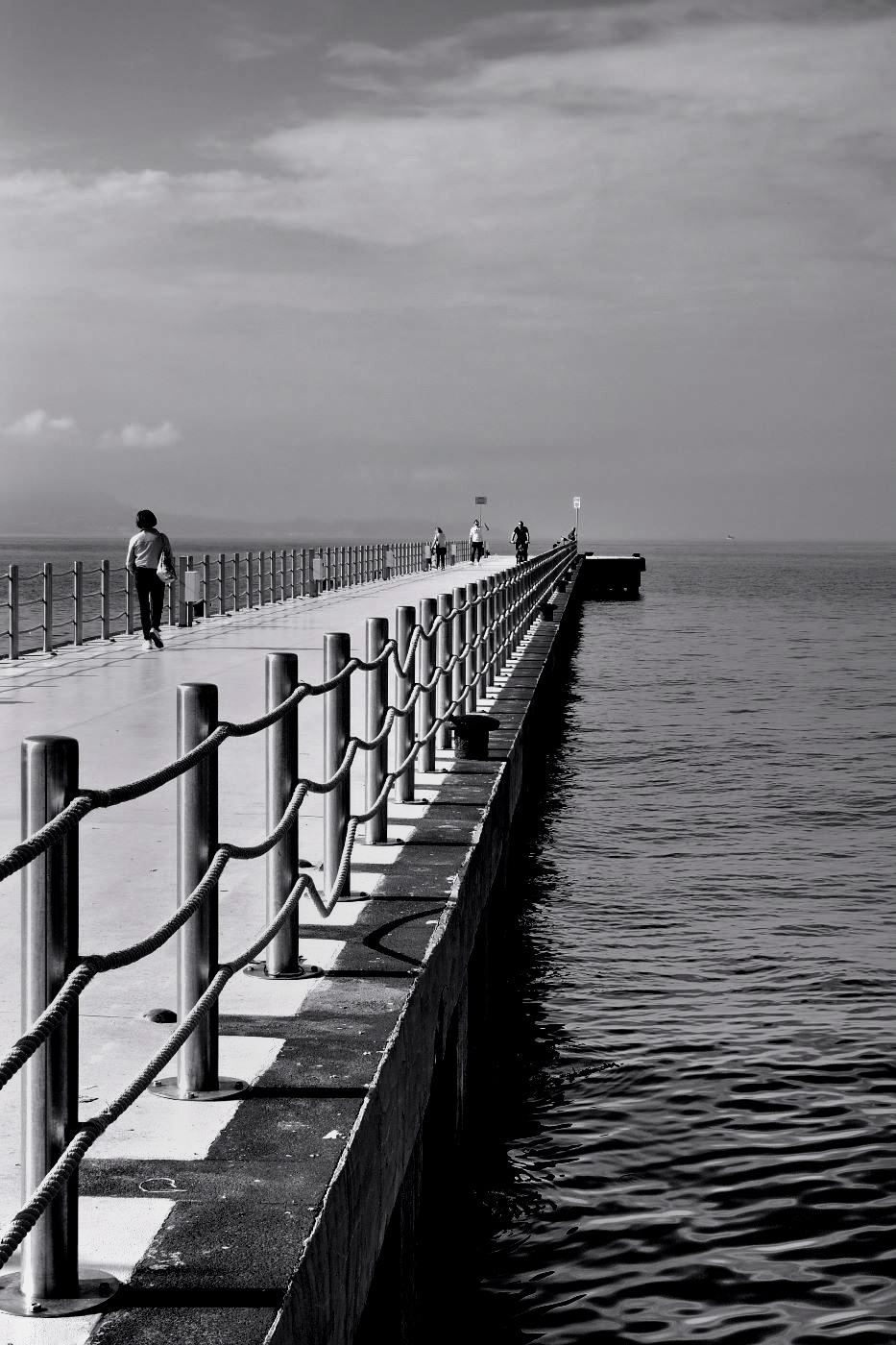 Passeggiata sul pontile