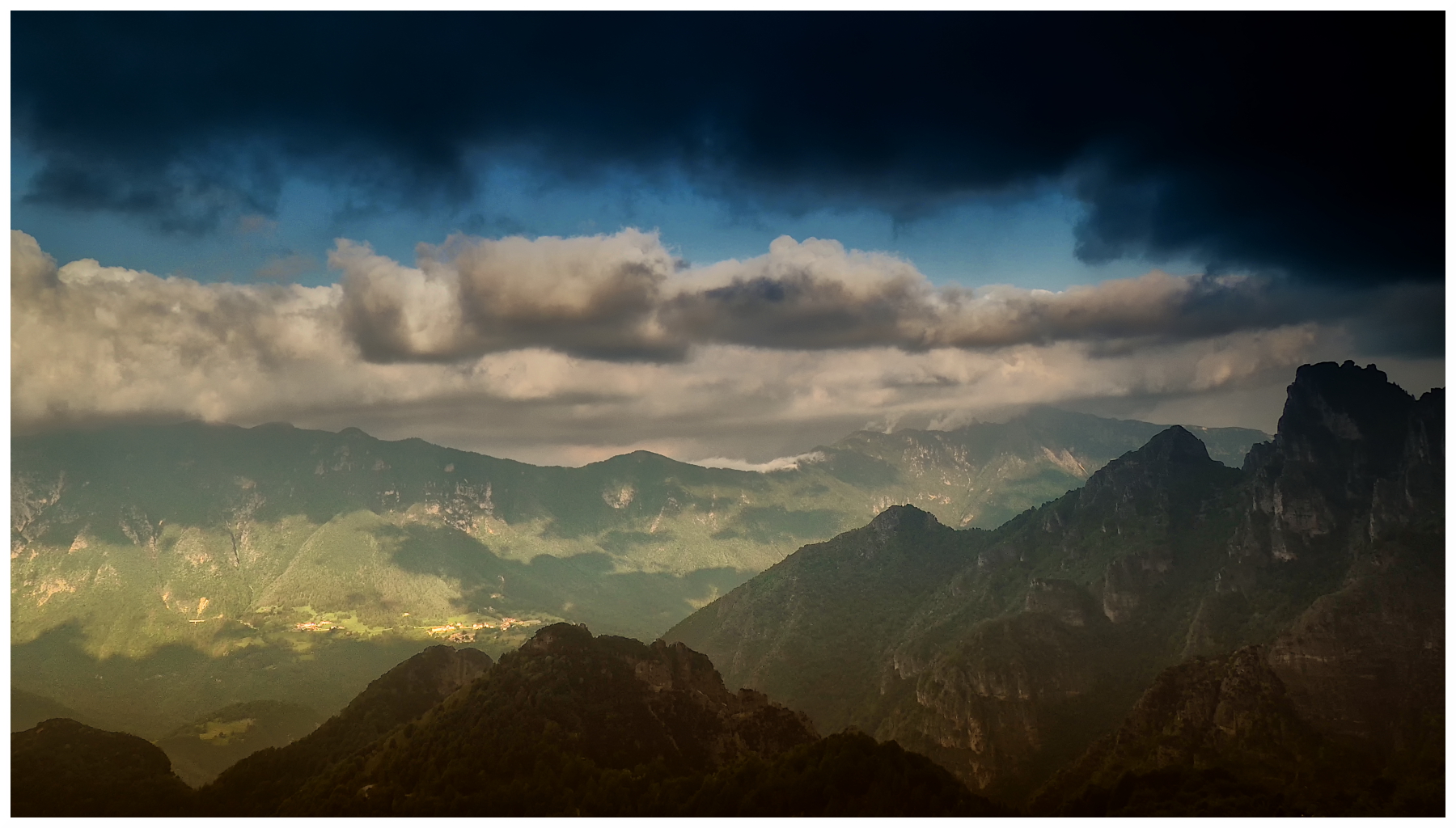 Nubi  sulla Vallarsa