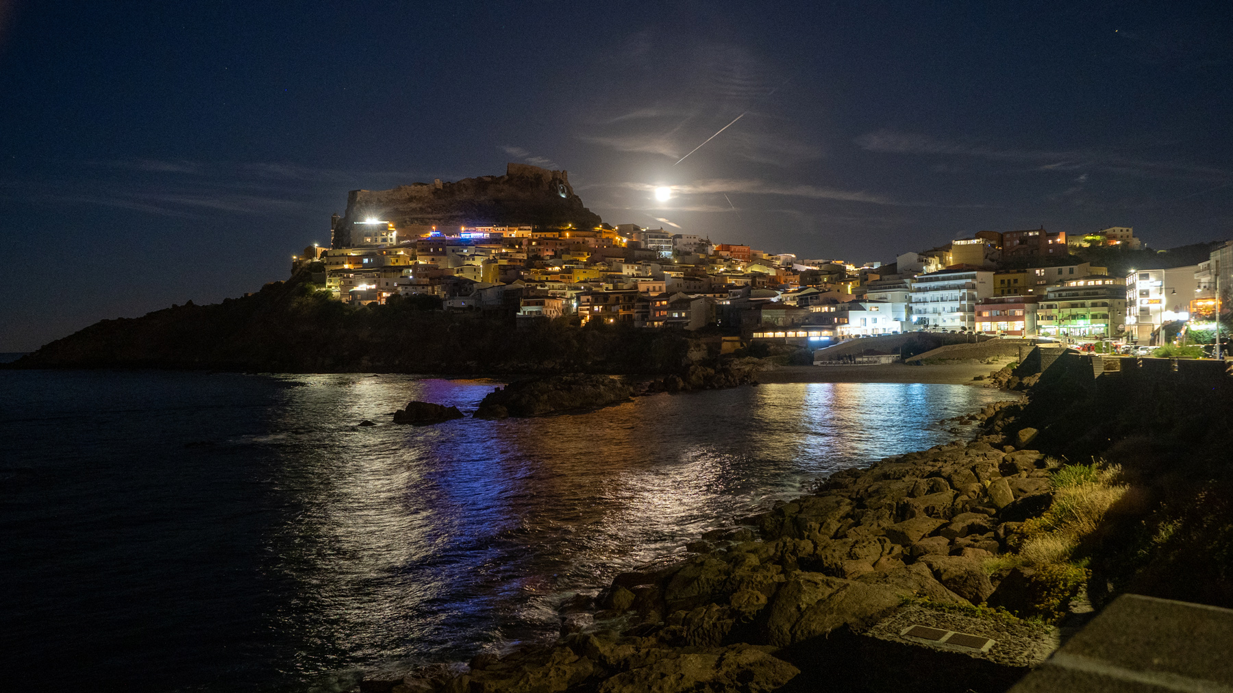 Castelsardo di notte