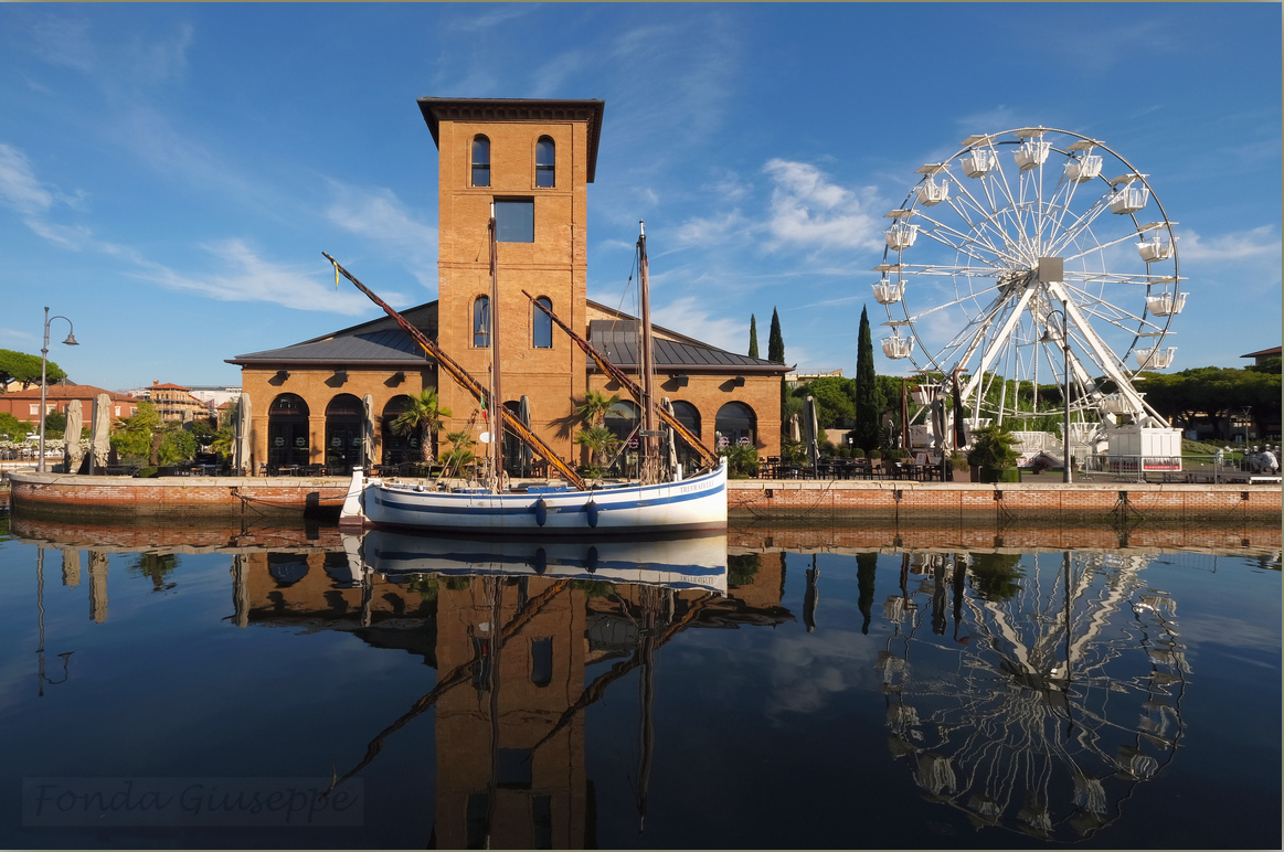 Ex magazzini del sale ,sul porto canale  di Cervia (Ra.)