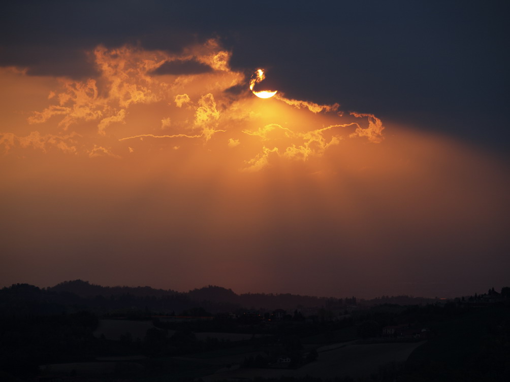 Temporale al tramonto 3 112 mm. (224 mm.)