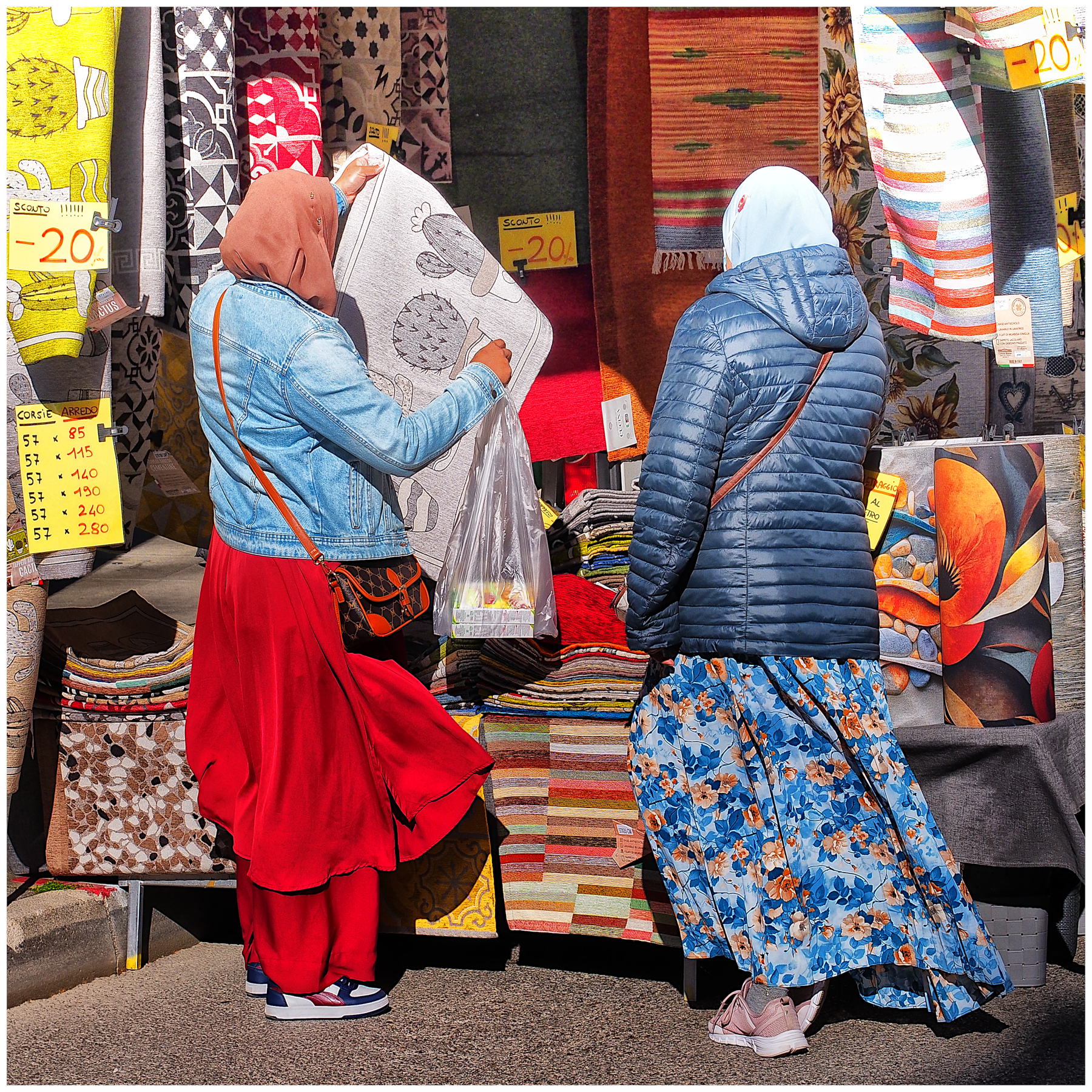 colori al mercato