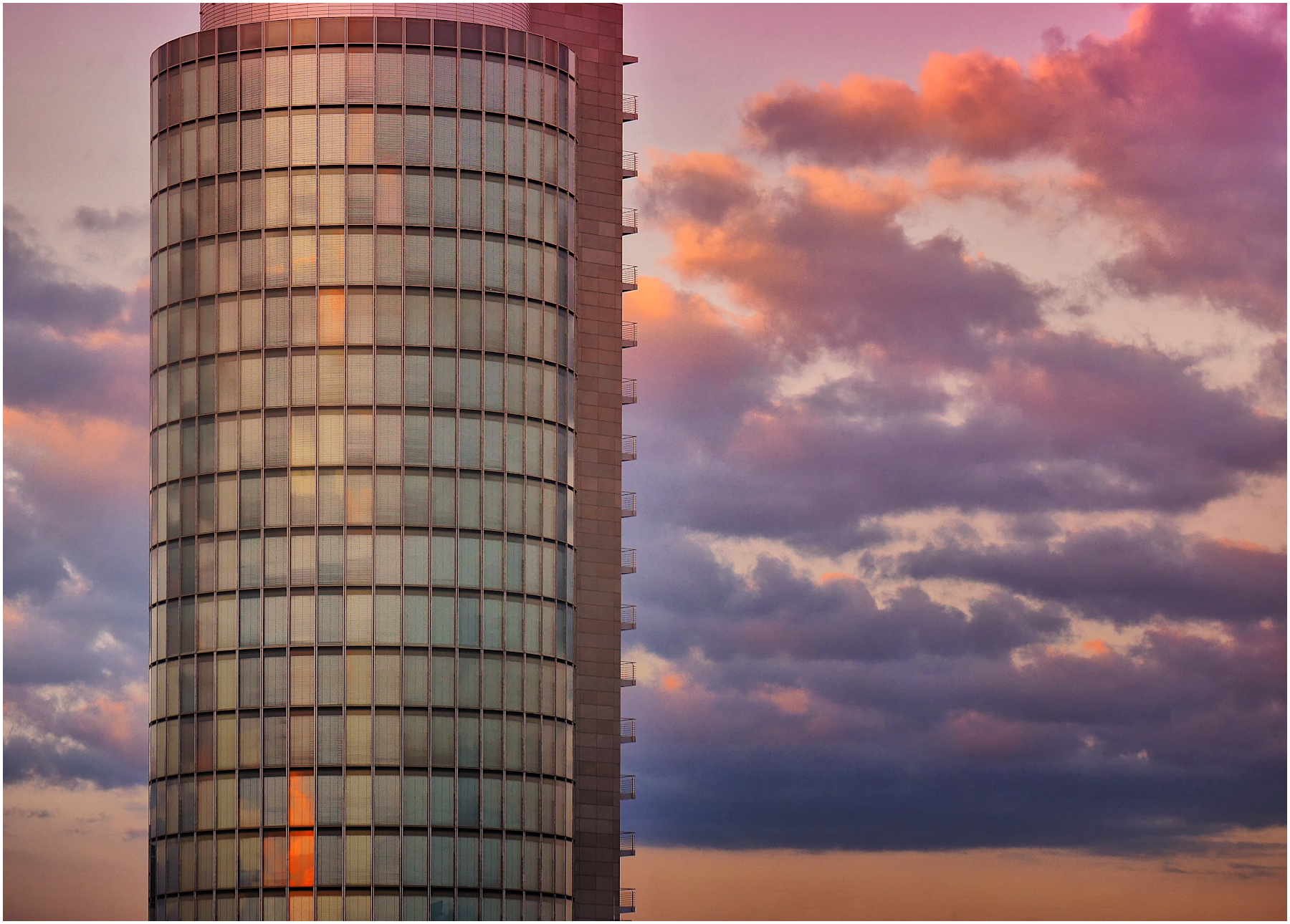 architettura all'alba