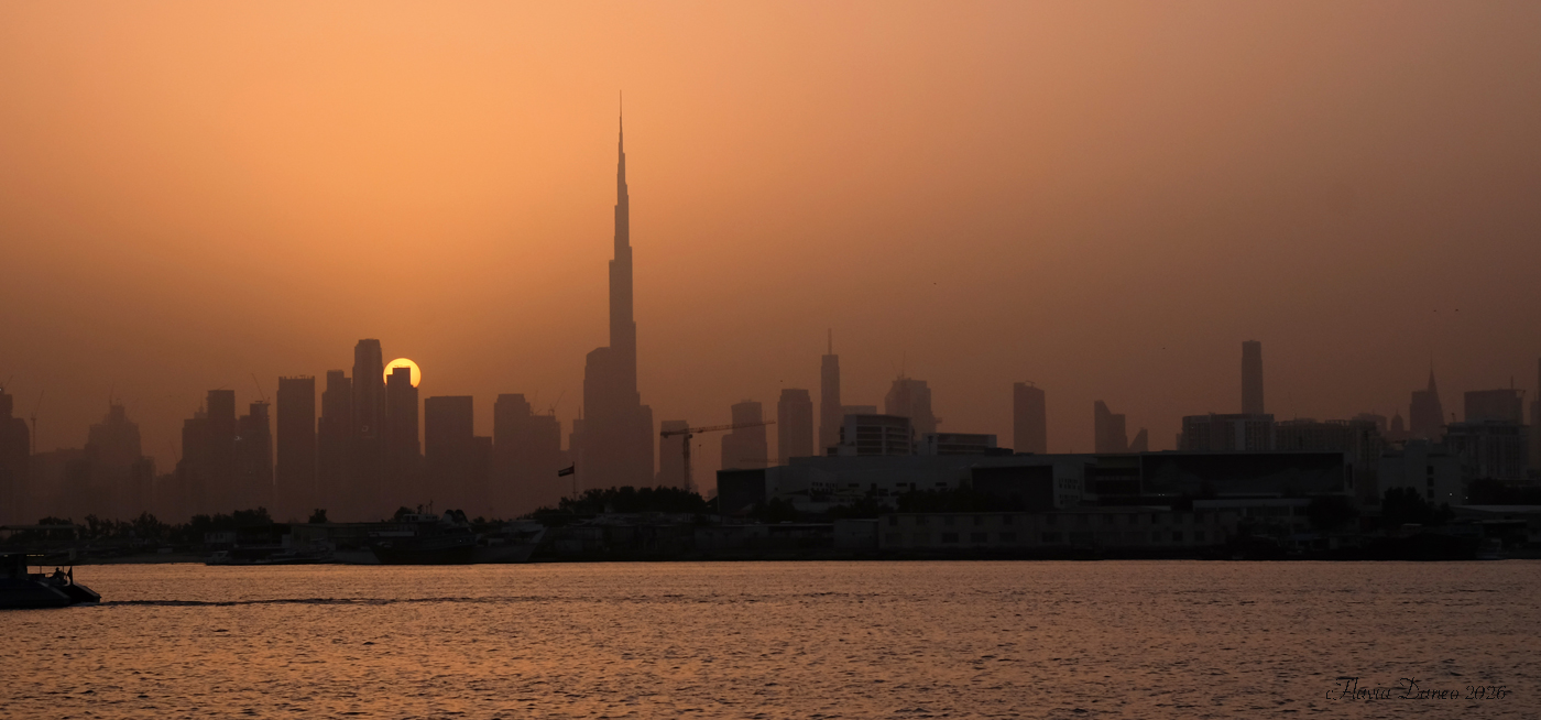 Tramonto a Dubai