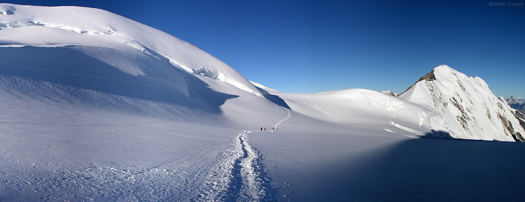 Verso il colle del Lys - Monte Rosa