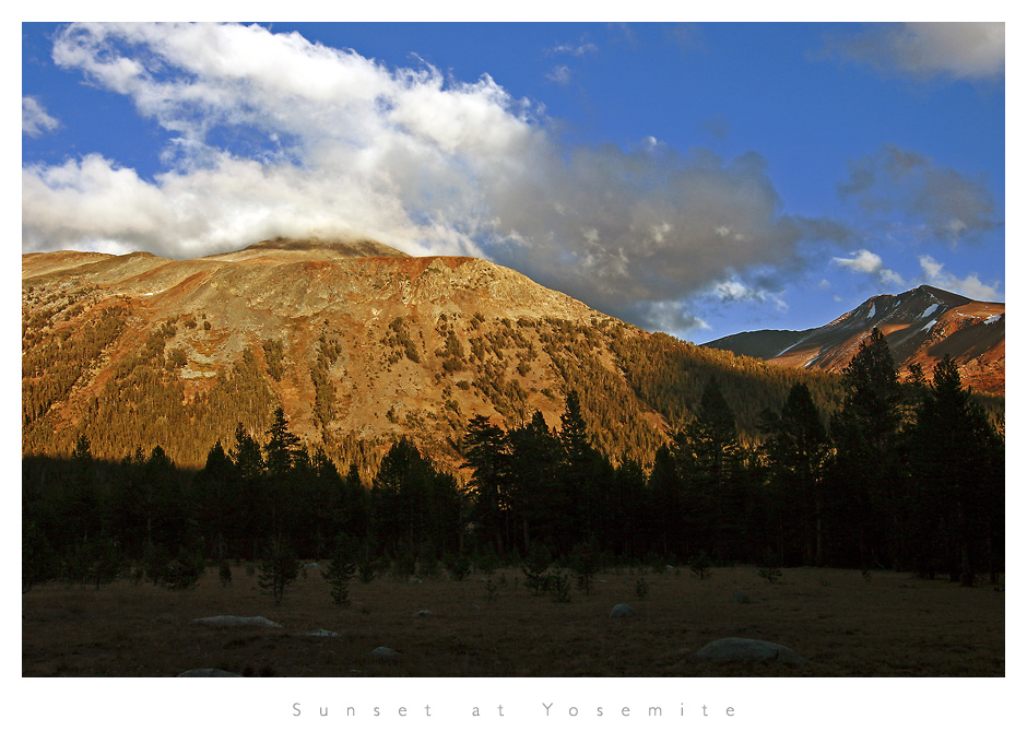 Sunset at Yosemite