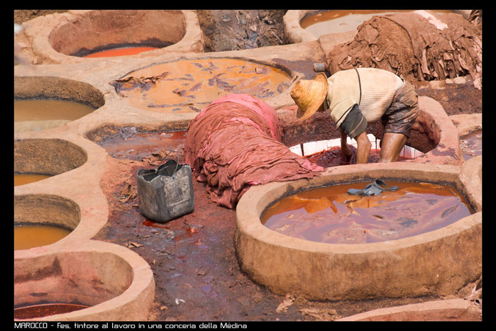 Quartiere dei Conciatori di Fes (Marocco)
