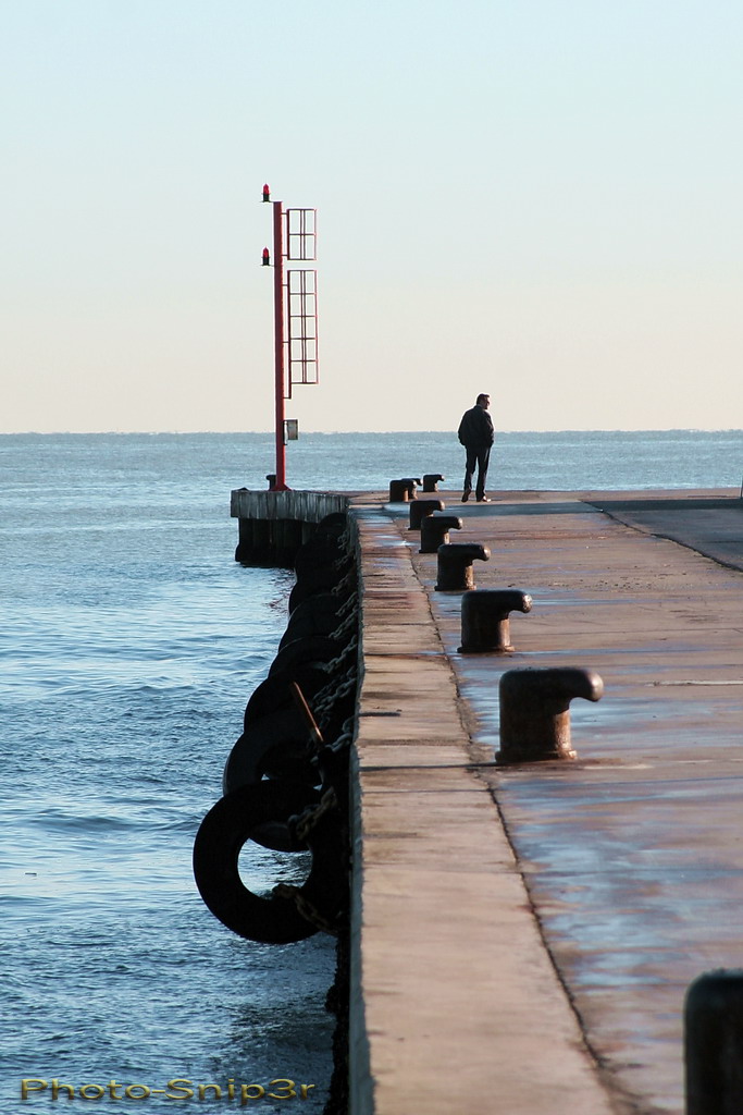 A passeggio sul molo..