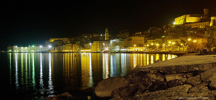 Gaeta by night