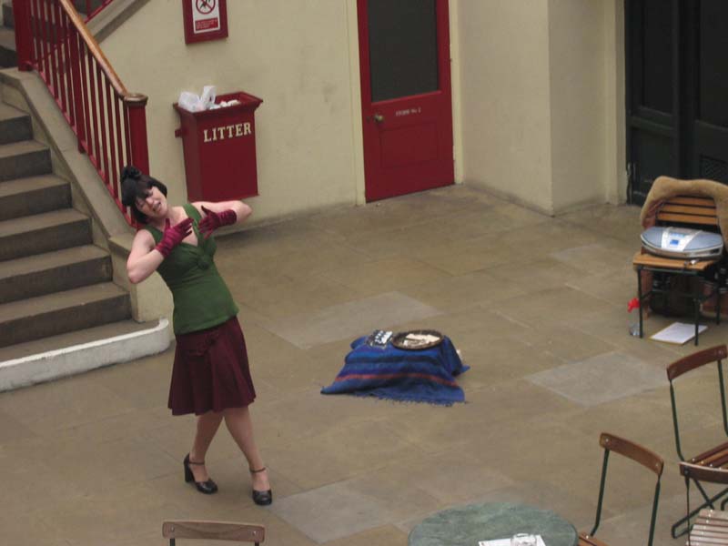 Cantante a Covent Garden