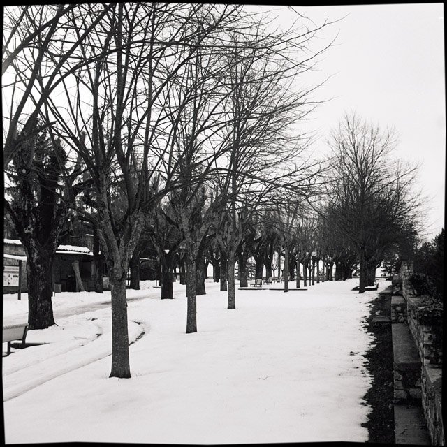 San Ginesio - Il Colle sotto la neve