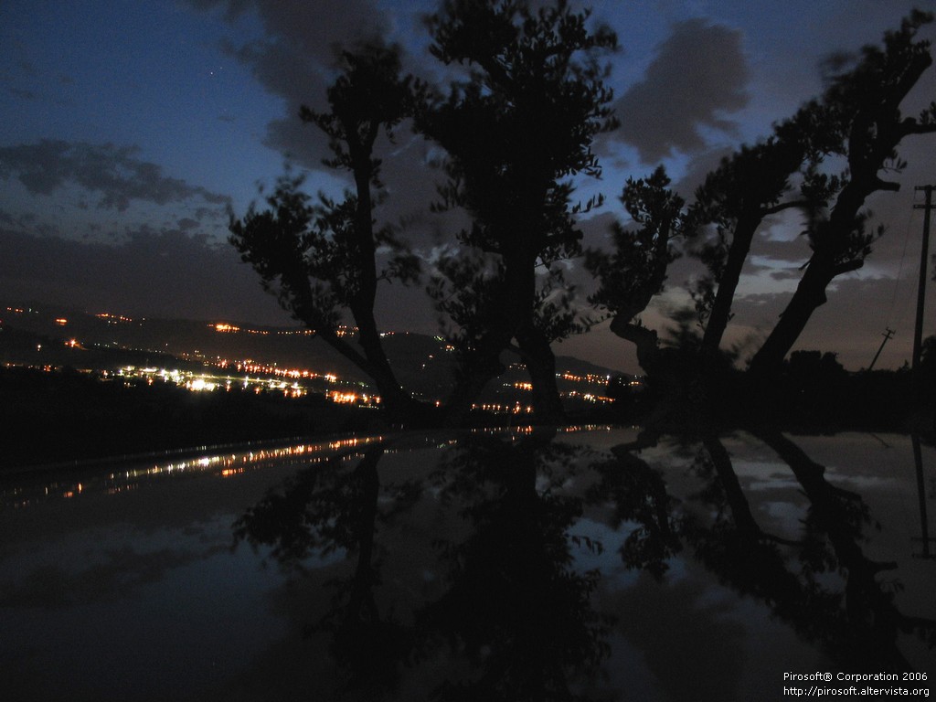 notturna su tetto alfa