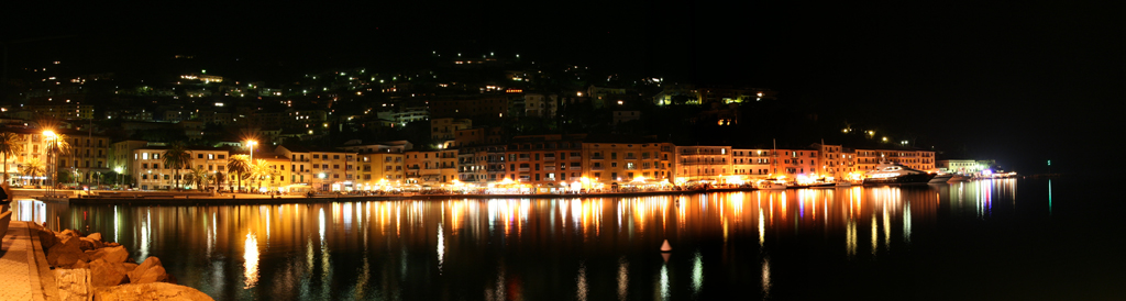 porto santo stefano di notte