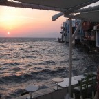 tramonto a mykonos