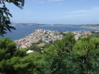 Panoramica del Golfo di Pozzuoli con il Rione Terra abbandonato causa bradisismo