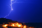 fulmini ripresi dal balcone di camera mia