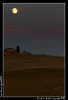 Crete Senesi - Luna al crepuscolo Crete Senesi - Luna al crepuscolo