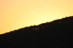 Tramonto in collina Tramonto in collina
