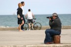 Fotografo in azione Fotografo in azione