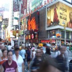 Times Square moving