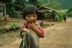 A Children of a tribe of the hill, in northen thailand.