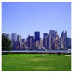 Manhattan from Liberty Island Manhattan from Liberty Island