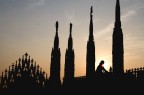 Tramonto sul Duomo di Milano