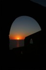 Tramonto tra l'arco Tramonto tra l'arco