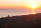 torre cerrano all'alba torre cerrano all'alba