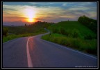 La strada da Ceva a Murazzano. Langhe, Cuneo. La strada da Ceva a Murazzano. Langhe, Cuneo.