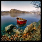 Il lago Sirio a Gennaio. Ivrea, Torino.