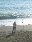 pescatore dalla riva pescatore dalla riva