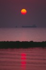 Tramonto a Fiumicino Tramonto a Fiumicino