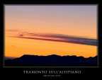Tramonto sull'altipiano