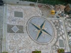 Rosa dei venti mosaico 250 metri quadrati Rosa dei venti mosaico 250 metri quadrati