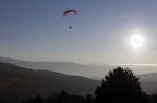 Parapendio al tramonto Parapendio al tramonto