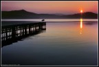 Il Lago di Viverone al tramonto. Il Lago di Viverone al tramonto.
