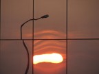 vetrata a specchio...al tramonto vetrata a specchio...al tramonto