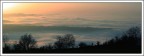 Tramonto sulla nebbia Tramonto sulla nebbia