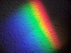 Rainbow on the wall
