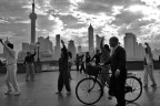 lungofiume Haungpoo all'alba 2, Shanghai 2006 lungofiume Haungpoo all'alba 2, Shanghai 2006