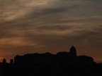 tramonto sul castello tramonto sul castello