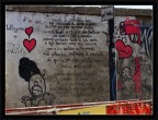 Unfinished poem on a wall... Unfinished poem on a wall...