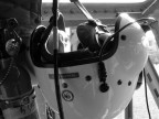casco pilota b/n casco pilota b/n