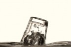 glass and water glass and water