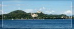 La rocca vista da Arona La rocca vista da Arona