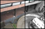 pioggia nel parcheggio pioggia nel parcheggio