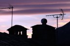 L'alba sui tetti